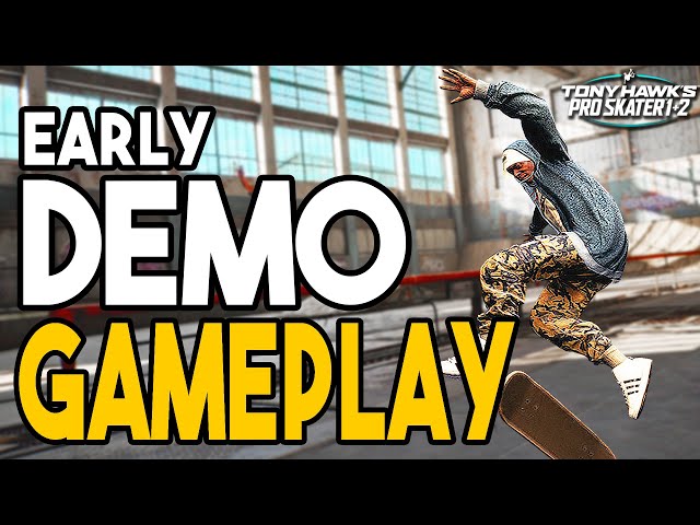 Tony Hawk's Pro Skater 1 And 2 Remake - Early Warehouse Demo Gameplay!