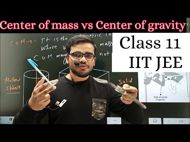 Center of mass vs Center of gravity explain