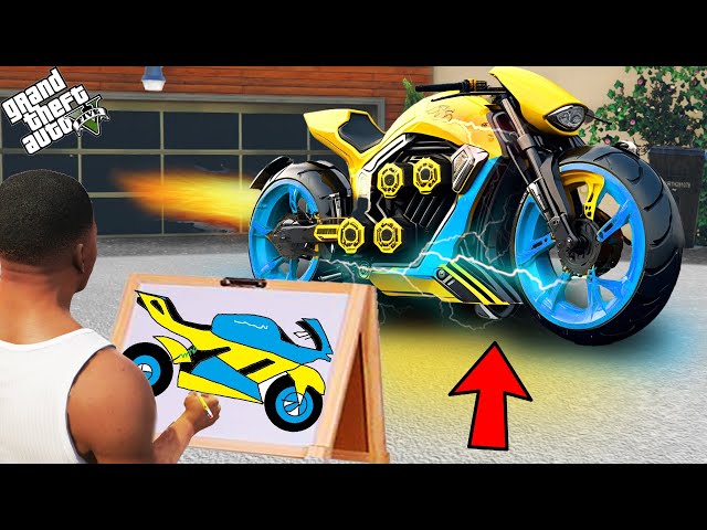 Franklin Uses Magical Painting To Search The Most Fastest Bike In Gta V
