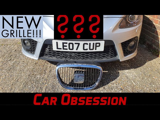 Wrapping And Fitting A New Grille For My Mk2 SEAT Leon Cupra
