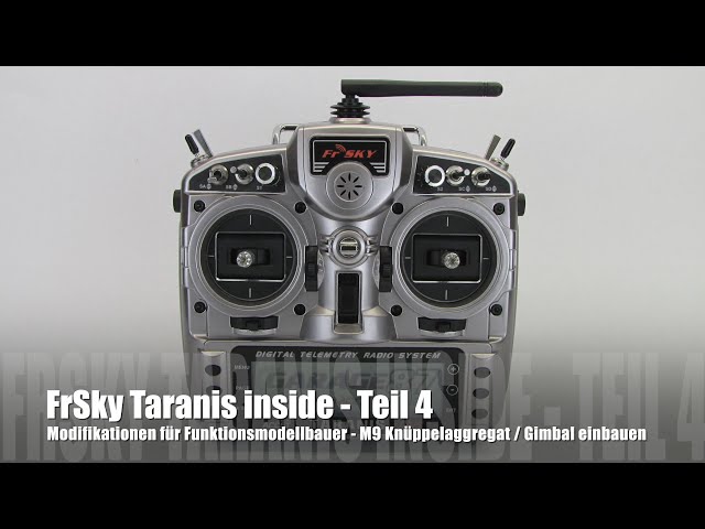 FrSky Taranis inside - Teil 4 - M9 Knüppelaggregat einbauen / M9 Gimbal installation