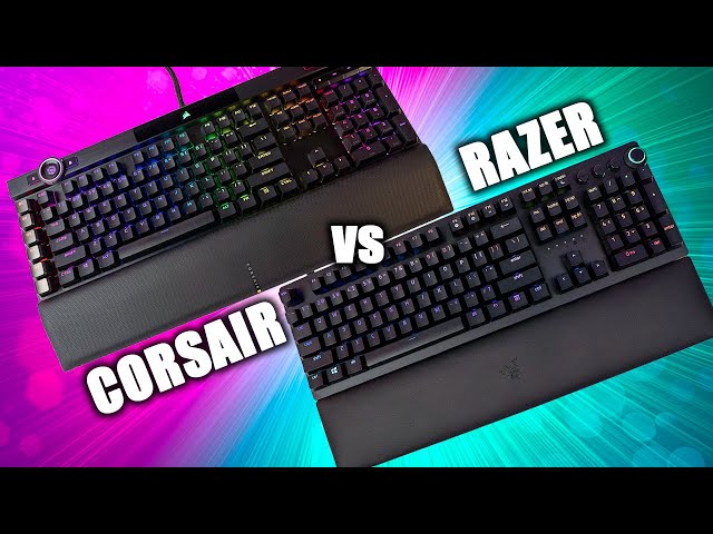 Razer Huntsman Elite V2 Analog VS Corsair K100 RGB Next Gen Gaming Keyboard Comparison