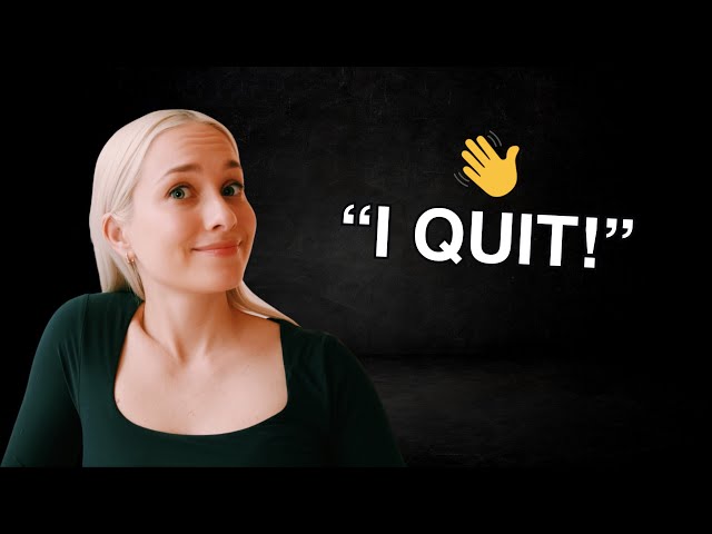 How To (Professionally) Quit Your Job