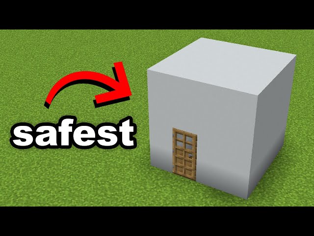 I Built Minecraft's Safest Hardcore House