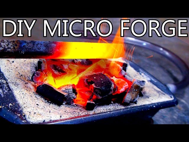 How To Make A Tabletop Charcoal Forge - NightHawkInLight