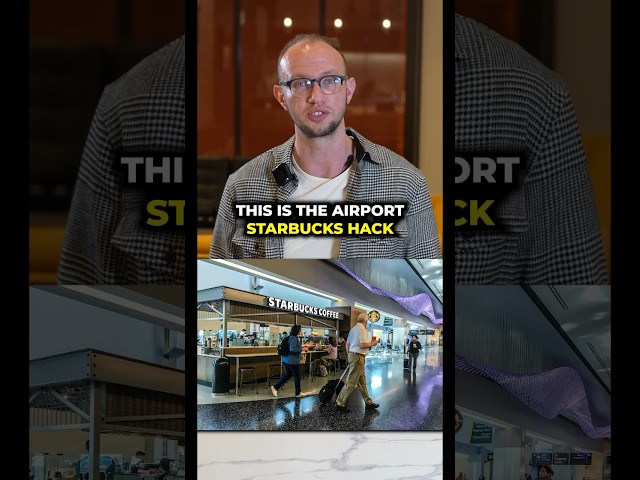 Want to skip the Starbucks line at airport? ☕️