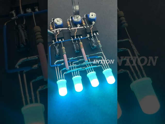 How to make a RGB LED Controller | RGB LED Circuit | Electronic projects