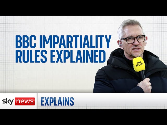 What are the BBC impartiality rules, and do they apply to Gary Lineker?