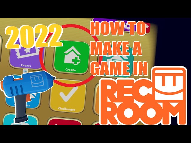 HOW TO Make a ROOM/GAME In Rec Room For Beginners (VR and Screen Mode) 2024