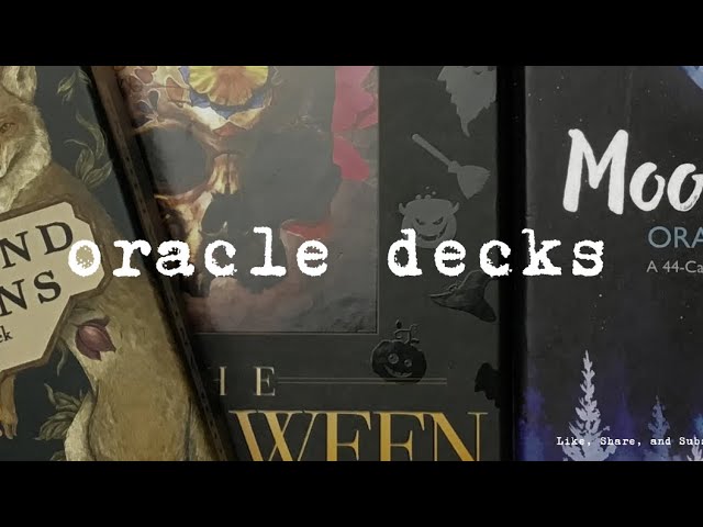 Oracle decks