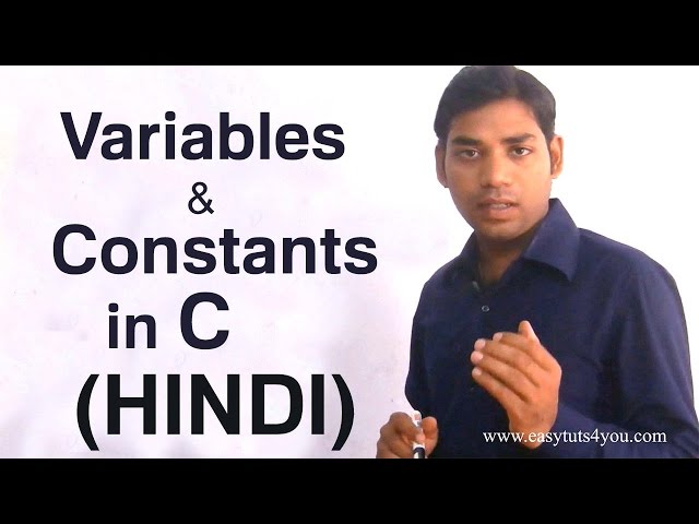Variable and Constant in C (HINDI/URDU)