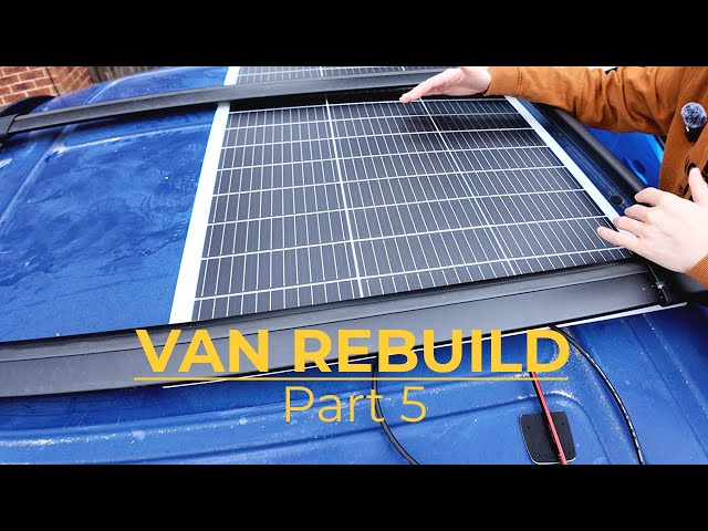 Flexible Solar Panel Install | Mercedes Vito Camper Van Build | Part 5
