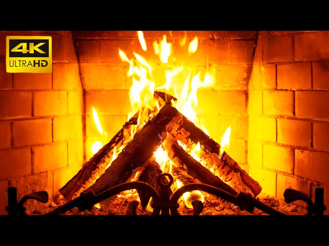 🔥 Burning Fireplace with Crackling Logs for Relaxation and Sleep 🔥 10 Hours Burning Fireplace ASMR