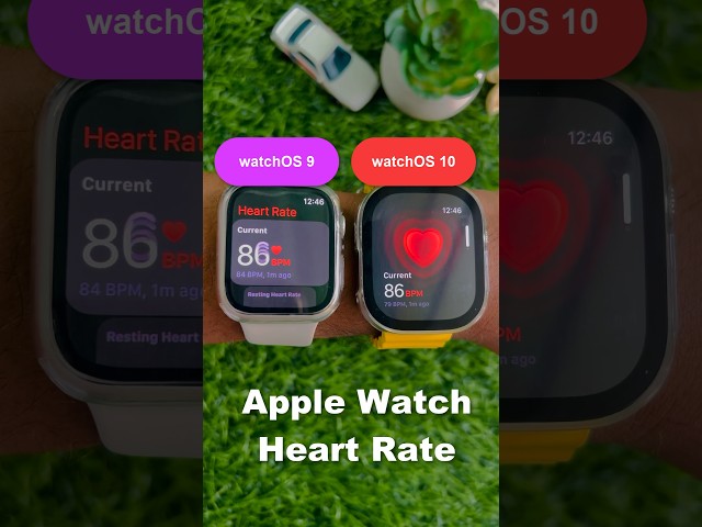 The new Apple Watch Heart Rate app in watchOS 10 #shorts