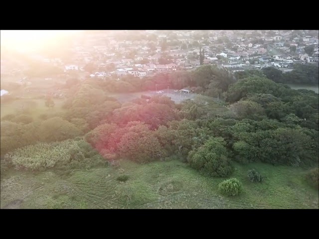 Some DJI Drone footage of the Bluff field and Squatter camps Durban South Africa