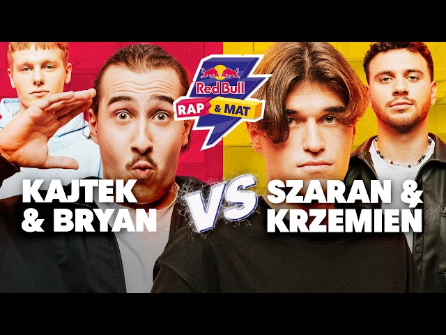 KAJTEK & BRYAN vs. SZARAN & KRZEMIEŃ – pojedynek SBM w RED BULL RAP & MAT