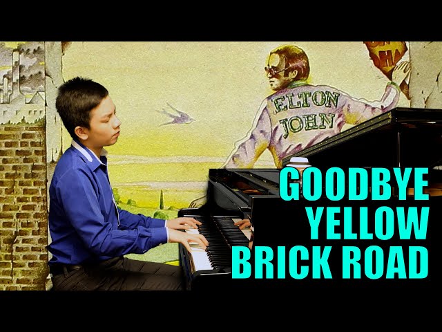 Elton John Goodbye Yellow Brick Road Piano Cover | Cole Lam 14 Years Old