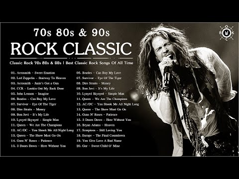 Rock Music Mix | Combine Rock Music 70s 80s and 90s | Rock Music Collection