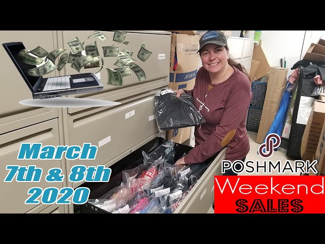Making Money Reselling Online Poshmark Sales - March 2020 How much did I make & what did I sell?