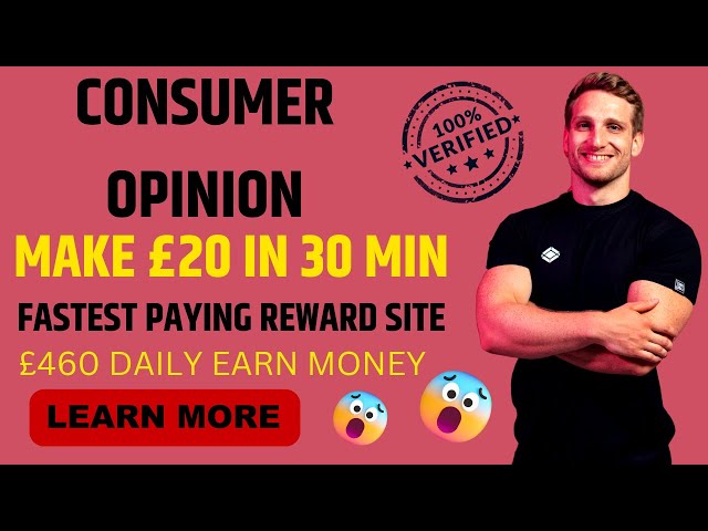 Consumer Opinion : Make $20 In 30Min Fastet Paying Reward Website