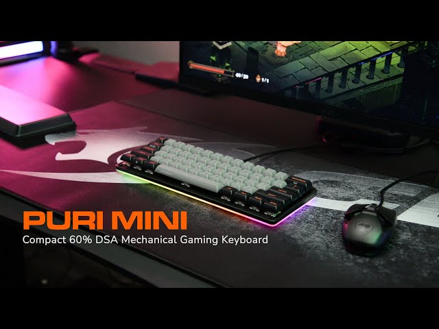 Introducing the COUGAR PURI MINI - Compact 60% DSA Mechanical Gaming Keyboard