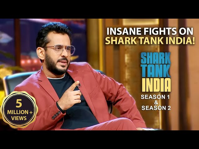 3 Insane Fights Of Sharks | Shark Tank India S01 & S02 | Compilation