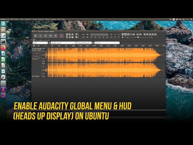 Linux Tip: Enable Audacity Global Menu and HUD (Heads Up Display) on Ubuntu Unity + KDE Plasma