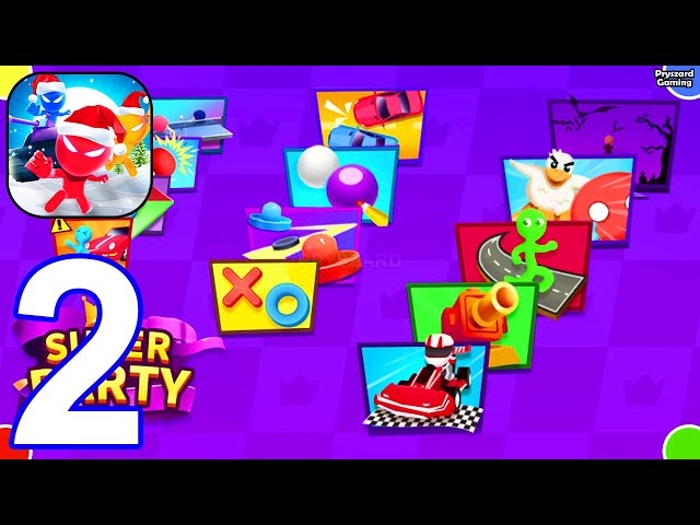 Stickman Super Party - 234 Player Games - Gameplay Walkthrough Part 2 Stickman Party All MiniGames