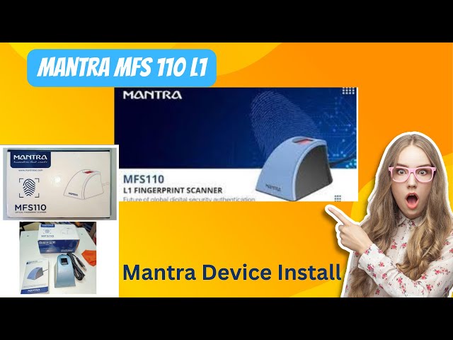 Mantra mfs 110 rd service installation | Mantra mfs 110 install kaise kre |Mantra mfs 110 rd service