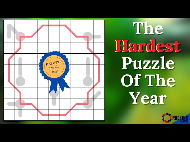 The Hardest Puzzle Of The Year