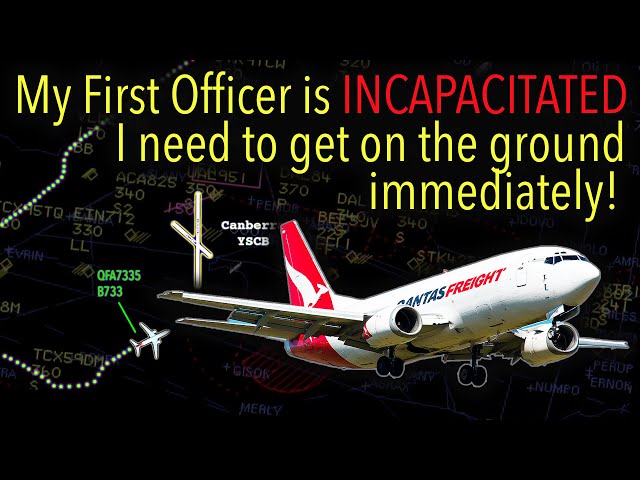 Qantas Pilot became incapacitated after depressurization. REAL ATC