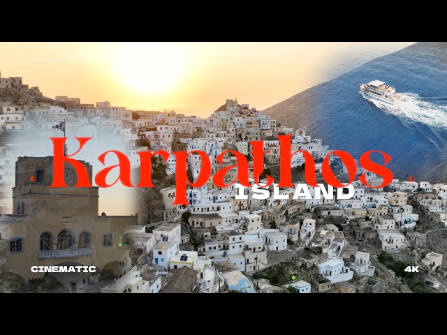 Karpathos Island Cinematic 4K Aerial