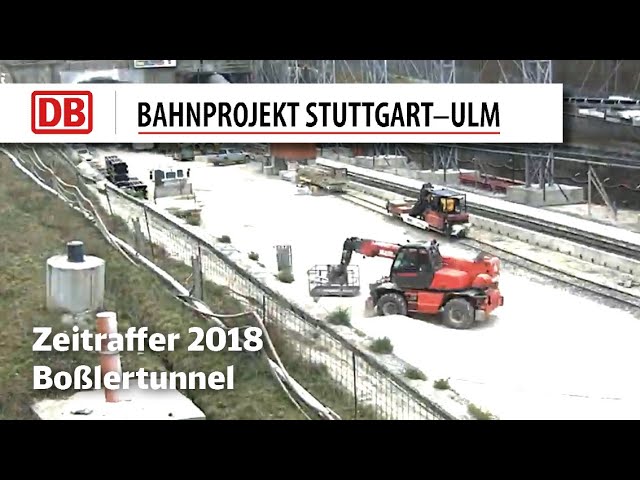 Aichelberg: Boßlertunnel (Zeitrafferfilm 2018)