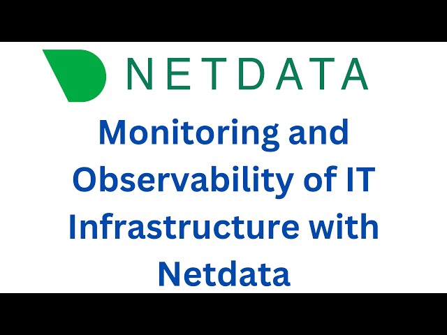 Monitoring and Observability of IT Infrastructure with Netdata | Install Netdata on Ubuntu 22.04 LTS