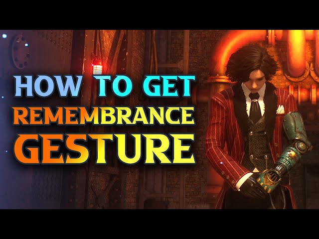 How To Get Remembrance Gesture - Lies Of P