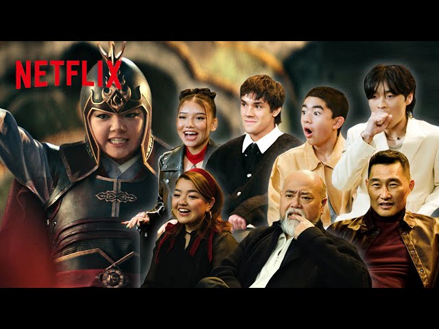 The Avatar: The Last Airbender Cast Reacts to Season 1's Final Scenes | Netflix