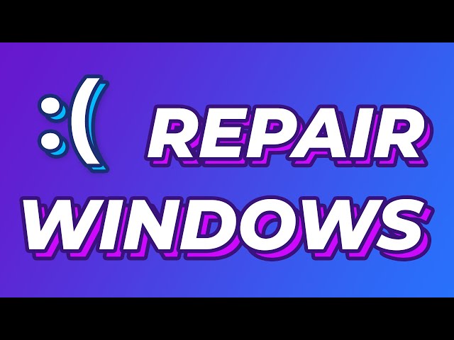 How to fully REPAIR Windows 10 without losing your data - Full Step-by-step Guide