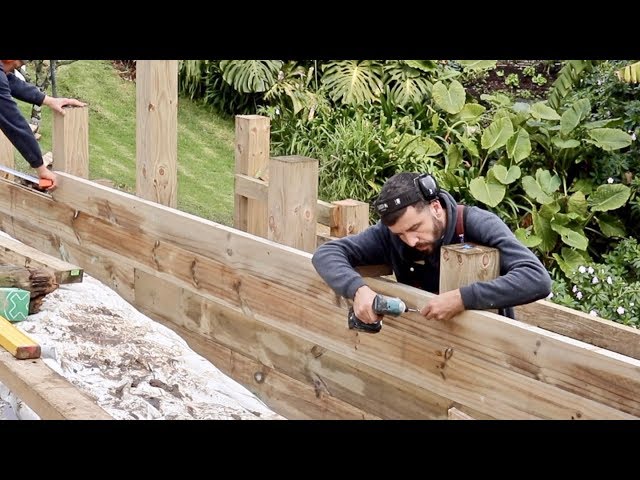Build a Retaining Wall: Tongue and Groove Boards [Part 2]