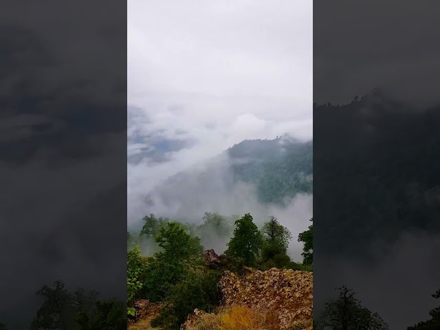 Stunning Clouds Flowing Over Mountains, The Pristine Nature of IRAN, Amazing Nature Scenery in Gilan