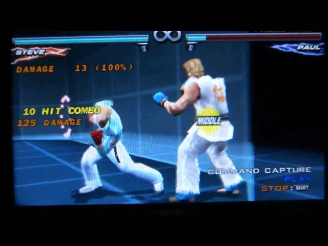 (My) Steve Fox Strongest Combo -- Tekken 5: Dark Resurrection [PSP]