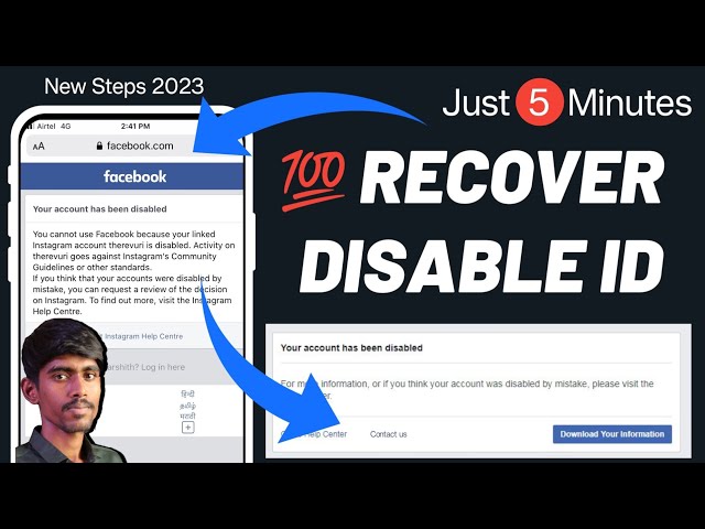 How to recover disabled facebook account 2024 without id | Recover Facebook disabled account 2024