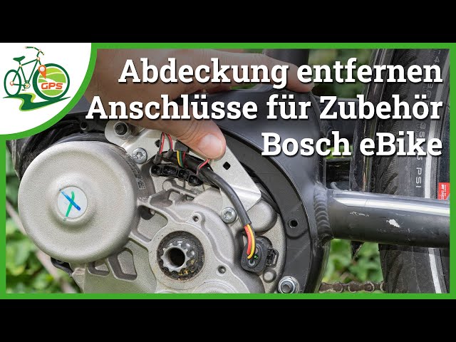 Bosch eBike 🚴 Anschlüsse & Stecker für Zubehör erklärt 🔌 Motor Abdeckung entfernen 🔧