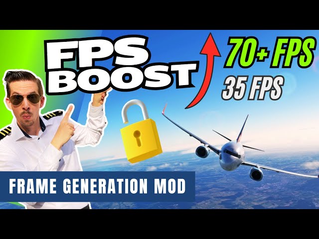 FPS Boost with FSR 3 Mod in MSFS | ANY RTX Graphics Card | Review & How To | GERMAN
