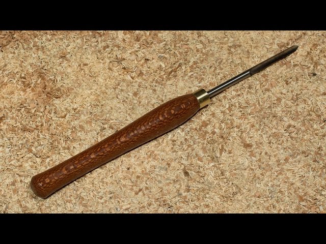 Making Woodturning Tools Part 5: Small Spindle Gouge