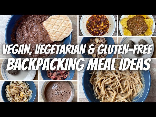 GROCERY STORE BACKPACKING FOOD | 10 Vegan, Vegetarian & Gluten Free Backpacking Meal Ideas