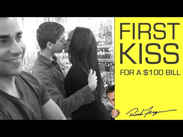 FIRST KISS for money!? (parody/prank)