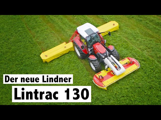 Lindner Lintrac 130 im ersten Einsatz