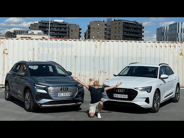 Audi Q4 E-Tron vs Audi E-Tron | Comparison Test | Big E-Tron vs Baby E-Tron