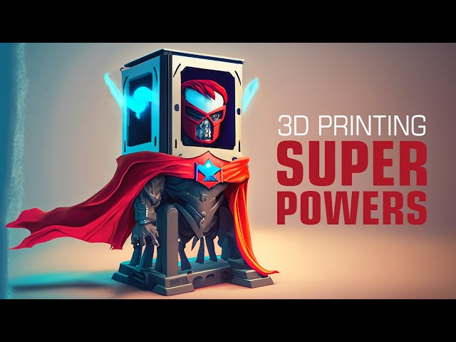Superpowers of Mass Production 3D Printing