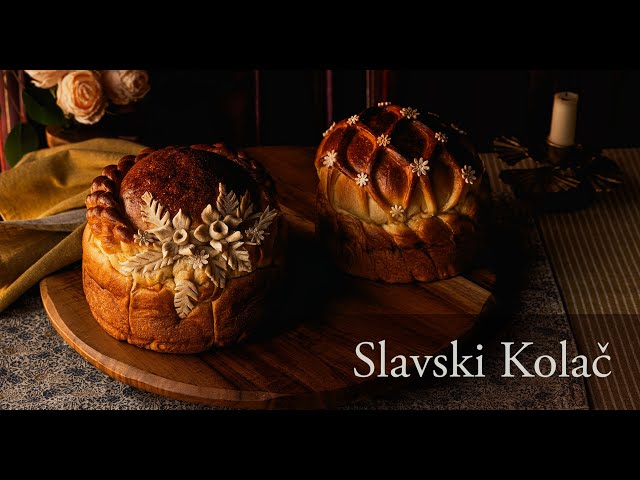 Slavski kolač - Pan ceremonial serbio de Slava